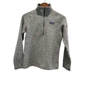 Patagonia Women’s Better Sweater 1/4 Zip Gray Size S Outdoor Pullover